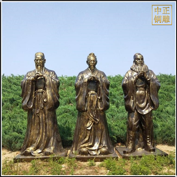 桃園三結(jié)義人物銅雕塑.jpg