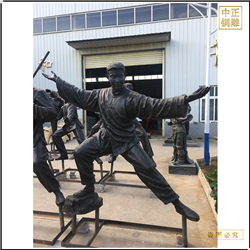 現(xiàn)代人物銅雕定制 