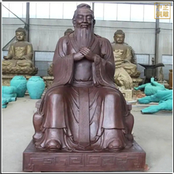 孔子雙手合十坐像