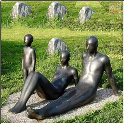 園林抽象人物景觀雕塑