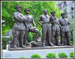 偉人銅雕塑|抗戰偉人雕塑