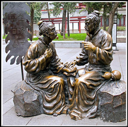 中醫文化雕塑|鑄銅中醫文化雕塑