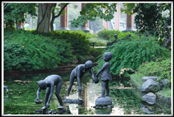 童趣情景小品雕塑圖片